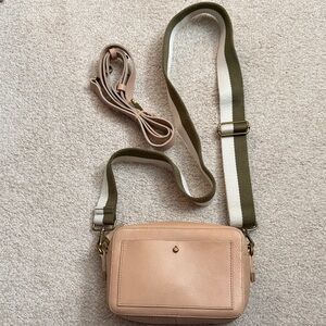 Madewell Tan and Olive Crossbody Bag